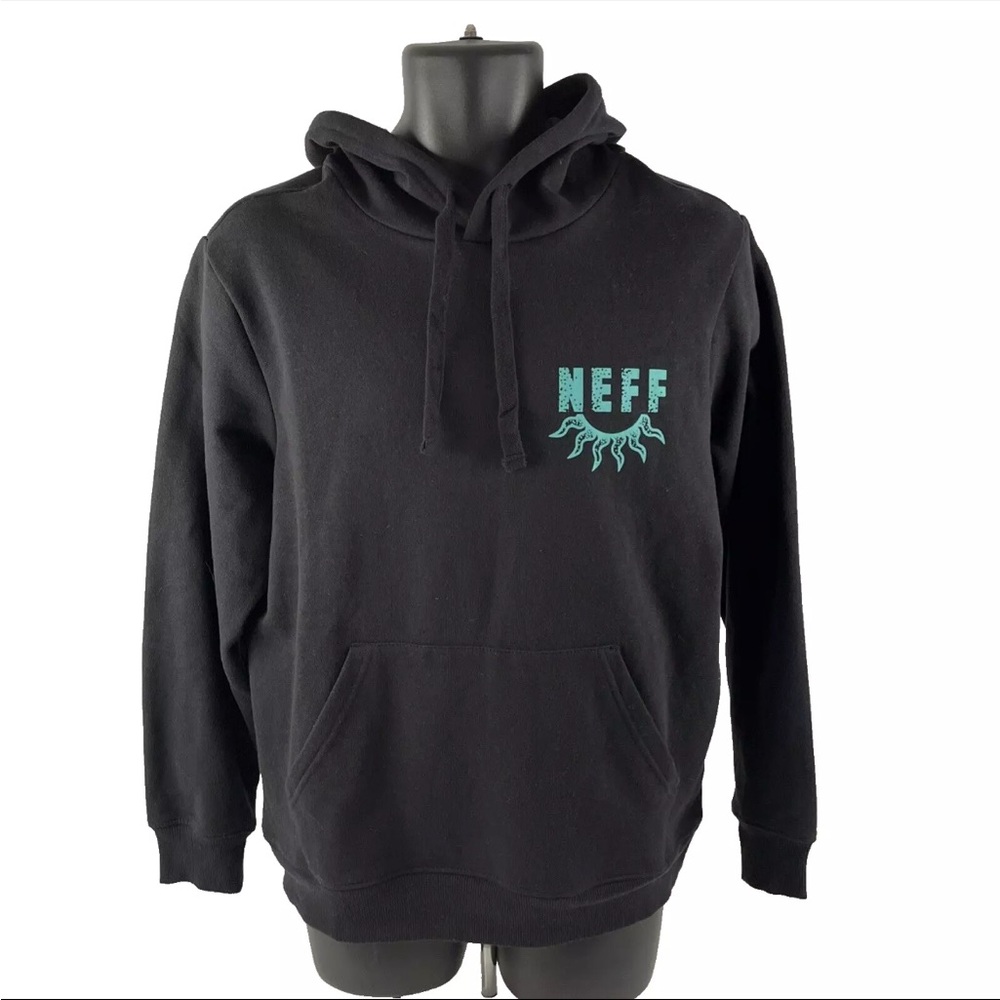 New Mens Neff Mickey Mouse Hoodie Hooded Sweatshirt Sz S NWT Black - Picture 3 of 7